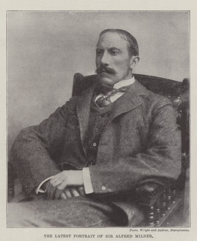 Das neueste Porträt von Sir Alfred Milner von English Photographer