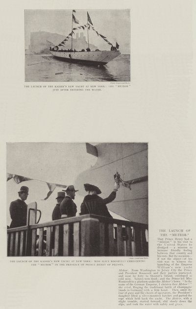 Der Stapellauf der Meteor von English Photographer