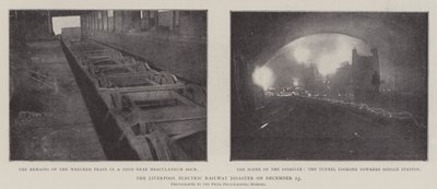 Das Unglück der Liverpooler Elektrischen Eisenbahn am 23. Dezember von English Photographer