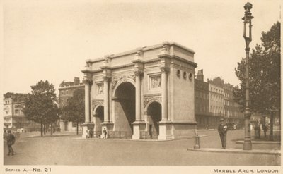 Der Marble Arch, London von English Photographer