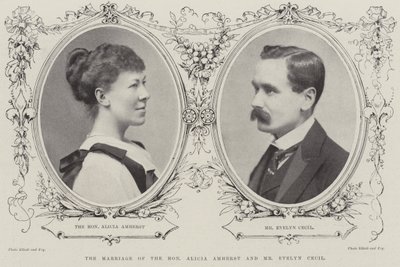 Die Hochzeit der ehrenwerten Alicia Amherst und Mr Evelyn Cecil von English Photographer