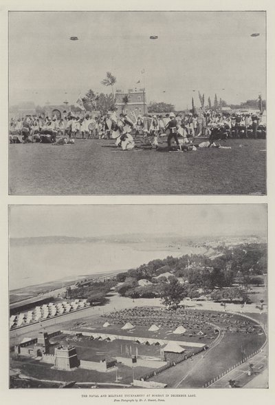 Das Marine- und Militärturnier in Bombay im letzten Dezember von English Photographer