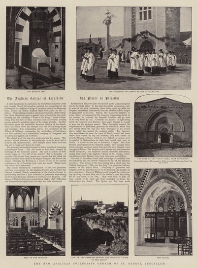 Die neue anglikanische Kollegiatkirche St. Georg, Jerusalem von English Photographer