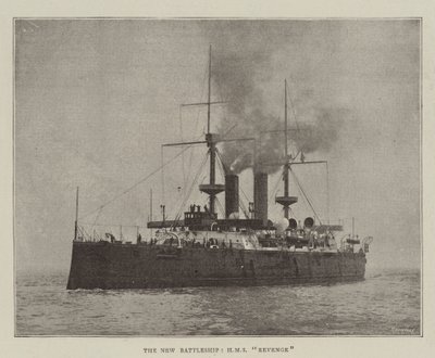 Das neue Schlachtschiff, HMS Revenge von English Photographer