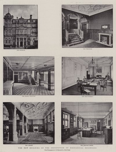 Das neue Gebäude der Institution of Mechanical Engineers von English Photographer