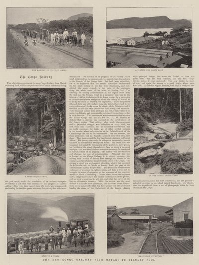 Die neue Kongo-Eisenbahn von Matadi nach Stanley Pool von English Photographer