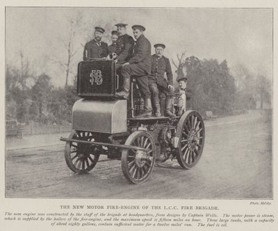 Das neue Motor-Feuerwehrauto der LCC-Feuerwehr von English Photographer