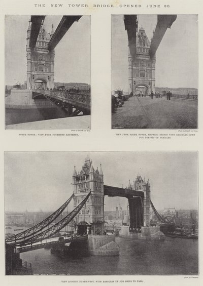 Die neue Tower Bridge, eröffnet am 30. Juni von English Photographer