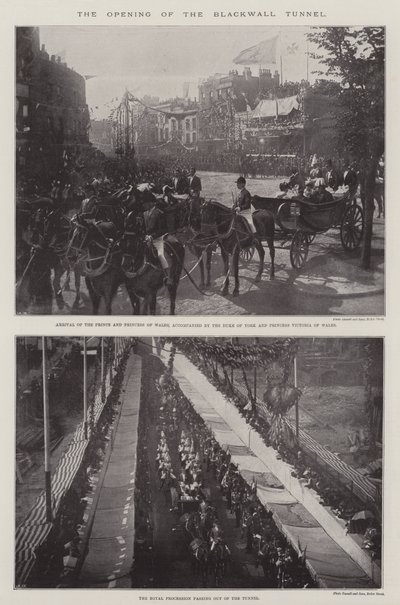 Die Eröffnung des Blackwall-Tunnels von English Photographer