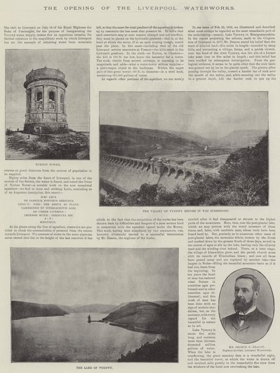 Die Eröffnung der Liverpool Waterworks von English Photographer
