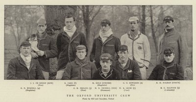 Die Crew der Universität Oxford von English Photographer
