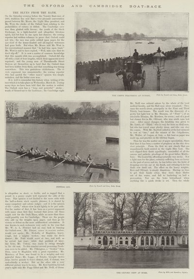 Das Oxford und Cambridge Bootsrennen von English Photographer