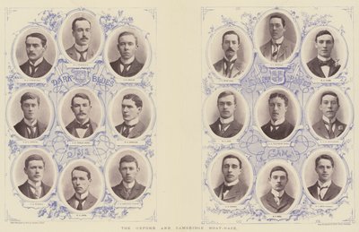 Das Bootsrennen zwischen Oxford und Cambridge von English Photographer