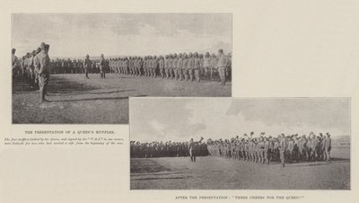 Die Übergabe eines Königinnen-Schals von English Photographer