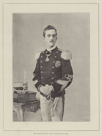 Der Prinz von Neapel, Erbe der Krone Italiens von English Photographer