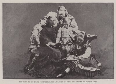 Die Königin und ihre Enkelkinder, die Familien des Prinzen von Wales und der Prinzessin Royal von English Photographer