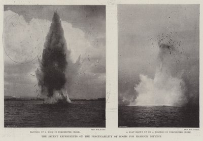 Die jüngsten Experimente zur Praktikabilität von Sperren zur Hafenverteidigung von English Photographer