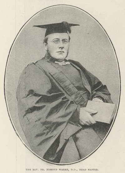 Der Reverend Dr Edmond Warre, DD, Schulleiter von English Photographer