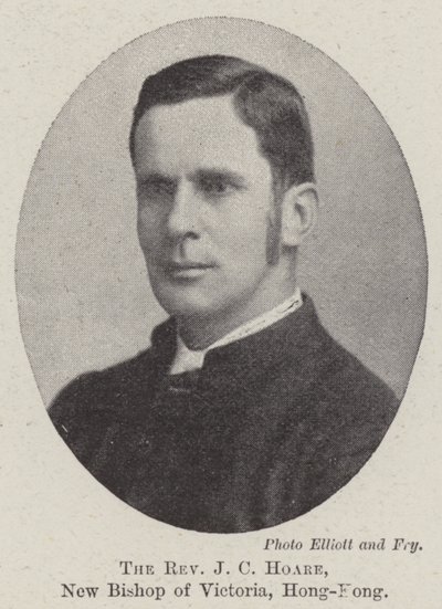 Der Reverend J. C. Hoare, neuer Bischof von Victoria, Hongkong von English Photographer