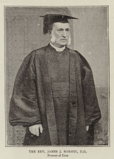 Der Reverend James J Hornby, DD von English Photographer