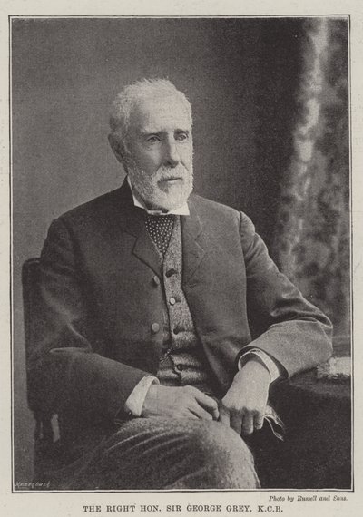 Der ehrenwerte Sir George Grey, KCB von English Photographer