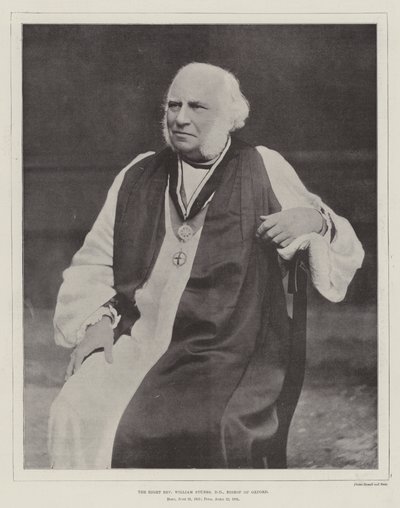Der Hochwürdigste William Stubbs, DD, Bischof von Oxford von English Photographer