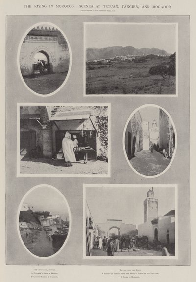 Der Aufstand in Marokko, Szenen in Tetuan, Tanger und Mogador von English Photographer