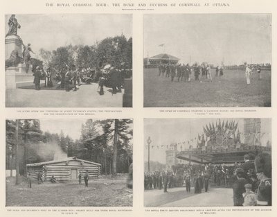 Die königliche Kolonialreise, der Herzog und die Herzogin von Cornwall in Ottawa von English Photographer