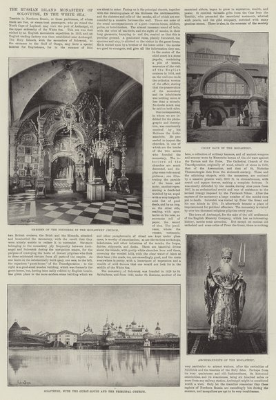 Das russische Inselkloster Solovetsk im Weißen Meer von English Photographer
