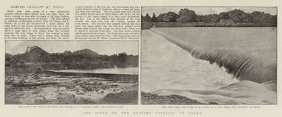 Der Ort des Bootsunfalls in Poona von English Photographer
