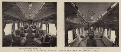 Der neue Vestibülzug der South Eastern Railway Company von English Photographer