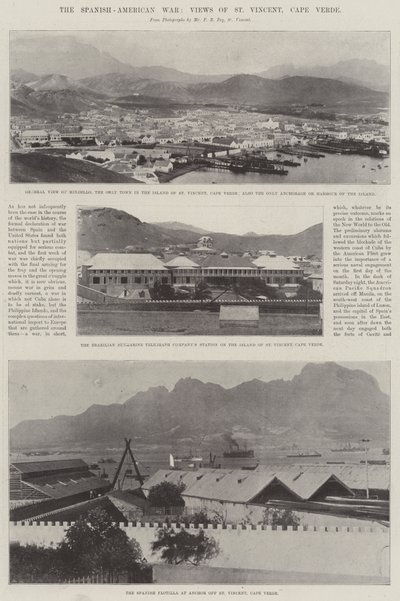 Der spanisch-amerikanische Krieg, Ansichten von St. Vincent, Kap Verde von English Photographer
