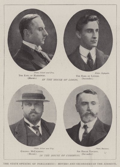 Die feierliche Eröffnung des Parlaments, Antragsteller und Unterstützer der Ansprache von English Photographer