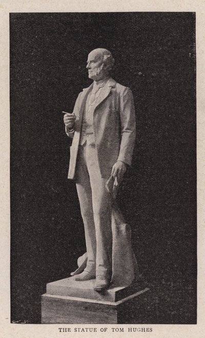 Die Statue von Tom Hughes von English Photographer