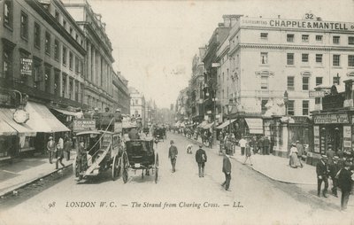 The Strand von Charing Cross, London von English Photographer