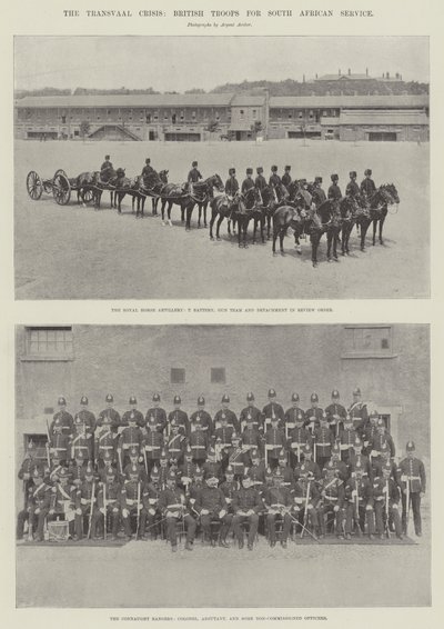 Die Transvaal-Krise, britische Truppen für den Dienst in Südafrika von English Photographer