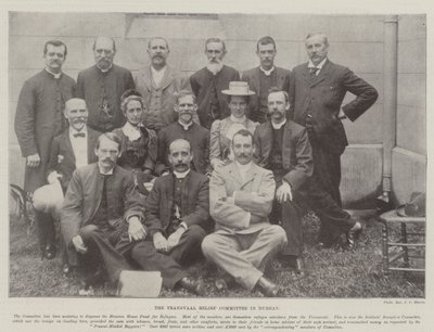 Das Transvaal-Hilfskomitee in Durban von English Photographer