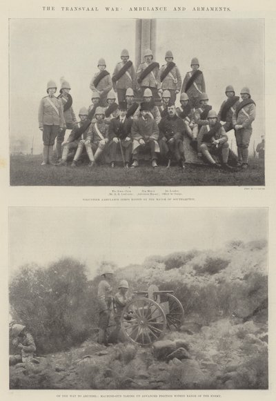Der Transvaal-Krieg, Ambulanz und Bewaffnung von English Photographer