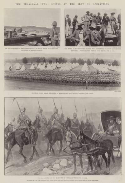 Der Transvaal-Krieg, Szenen am Einsatzort von English Photographer