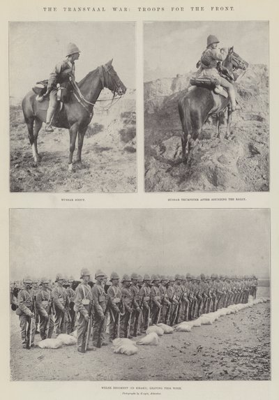 Der Transvaal-Krieg, Truppen für die Front von English Photographer