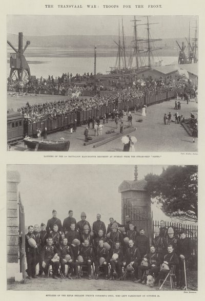 Der Transvaal-Krieg, Truppen für die Front von English Photographer