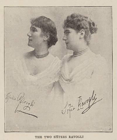 Die zwei Schwestern Ravogli von English Photographer