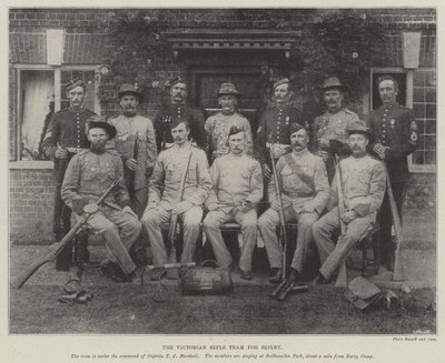 Das viktorianische Schützen-Team für Bisley von English Photographer