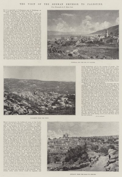 Der Besuch des deutschen Kaisers in Palästina von English Photographer