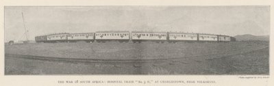 Der Krieg in Südafrika, Krankenhauszug Nr. 3 H, in Charlestown, nahe Volksrust von English Photographer