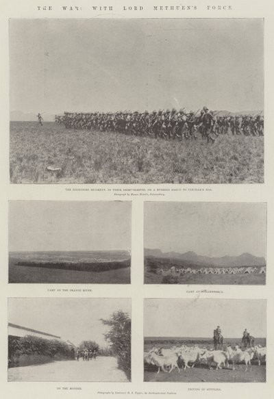 Der Krieg, mit Lord Methuens Truppe von English Photographer