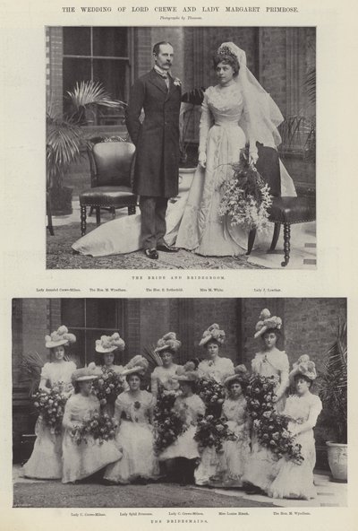 Die Hochzeit von Lord Crewe und Lady Margaret Primrose von English Photographer
