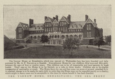 Das Yarrow-Heim, Broadstairs, die Meeresfront von English Photographer