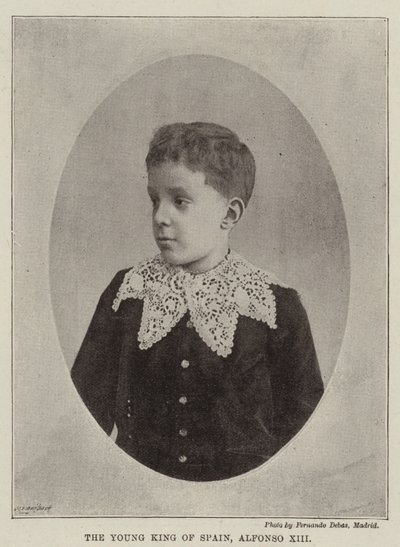Der junge König von Spanien, Alfonso XIII von English Photographer