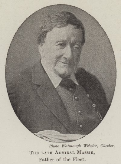 Der verstorbene Admiral Massie, Vater der Flotte von English Photographer